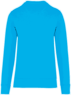 Basis eco sweater - Sea turquoise