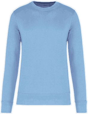 Basis eco sweater - Sky blue