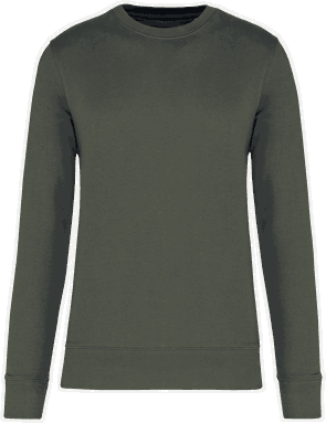 Basis eco sweater - Dark khaki