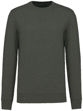 Basis eco sweater - Green marble heather