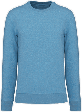 Basis eco sweater - Cloudy blue heather