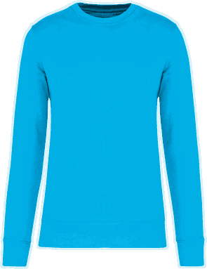 Basis eco sweater - Sea turquoise