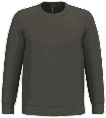 Pull basique - Vert olive