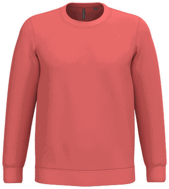 Pull basique - Corail vrai