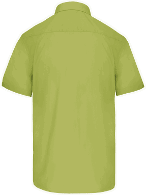 Basic short-sleeved shirt - Burnt lime