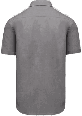 Basic short-sleeved shirt - Marl storm grey
