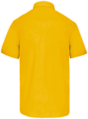 Basic short-sleeved shirt - Yellow