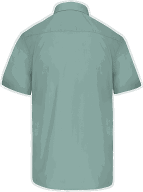 Basic short-sleeved shirt - Sage