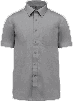 Basic short-sleeved shirt - Marl storm grey