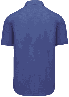 Basic short-sleeved shirt - Cobalt blue