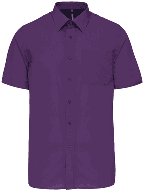 Basic short-sleeved shirt - Purple