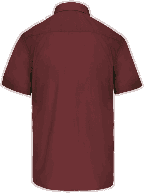 Basic short-sleeved shirt - Wine
