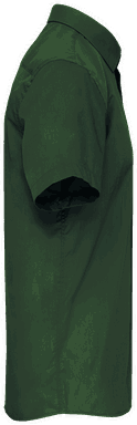 Basic short-sleeved shirt - Forest green