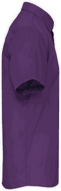 Basic short-sleeved shirt - Purple