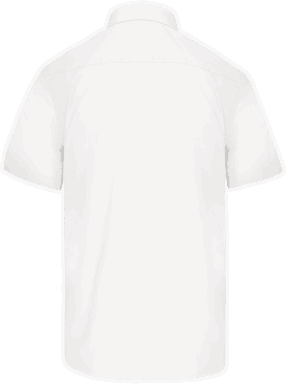 Basic short-sleeved shirt - White