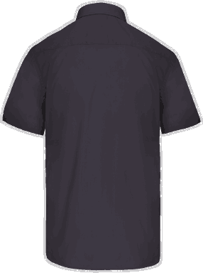 Basic short-sleeved shirt - Zinc