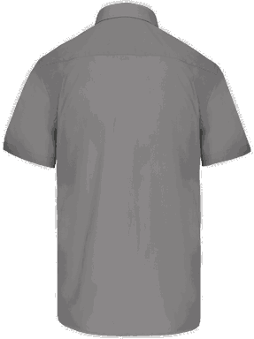 Basic short-sleeved shirt - Silver