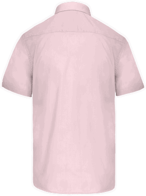 Basic short-sleeved shirt - Pale pink