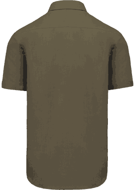 Basic short-sleeved shirt - Light khaki