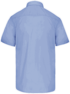Basic short-sleeved shirt - Bright sky