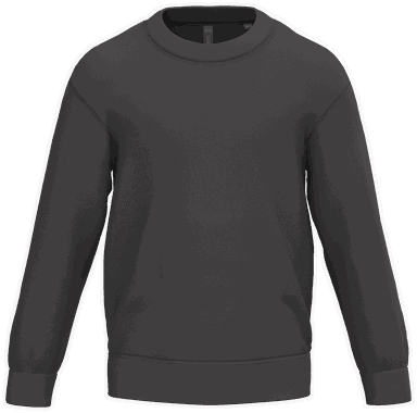 Basis Kinderpullover - Dunkelgrau