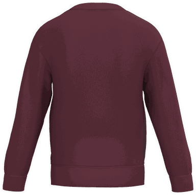 Basis Kinderpullover - Weinrot