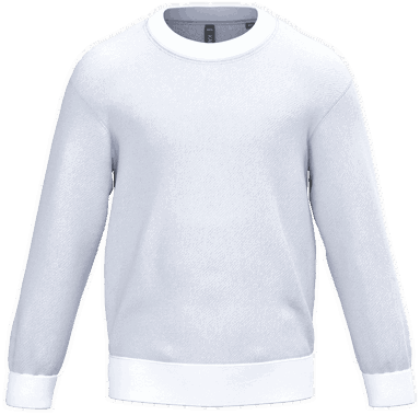 Basis Kinderpullover - Weiß