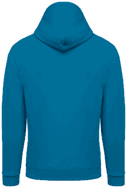 Basic hoodie - Tropical blue
