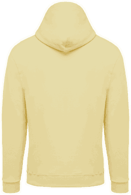 Basic hoodie - Straw yellow