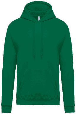 Basic hoodie - Kelly green