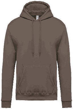 Basic hoodie - Moka brown