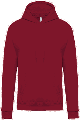 Basic hoodie - Cherry red