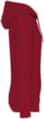 Basic hoodie - Cherry red
