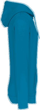 Basic hoodie - Tropical blue