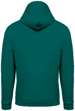 Basic hoodie - Emerald green