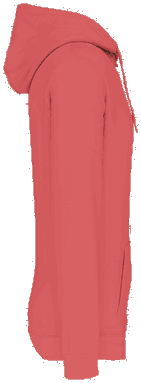 Basic hoodie - True coral