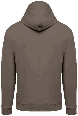 Basic hoodie - Moka brown