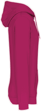 Basic hoodie - Fuchsia