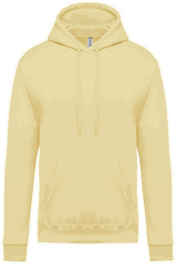 Basic hoodie - Straw yellow