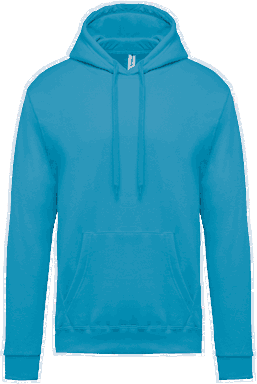 Basic hoodie - Hawaii blue