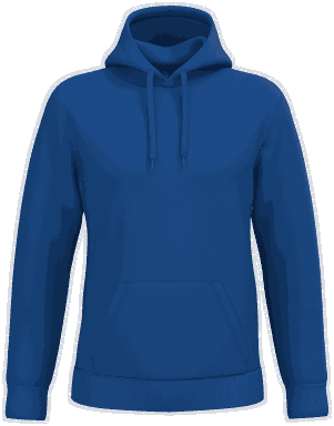 Basic hoodie - Royal blue