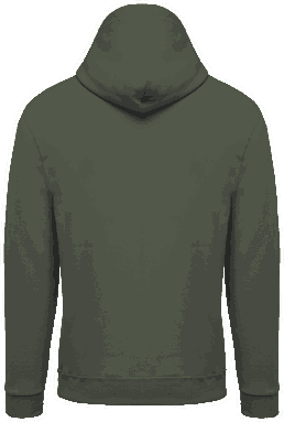 Basic hoodie - Caper green