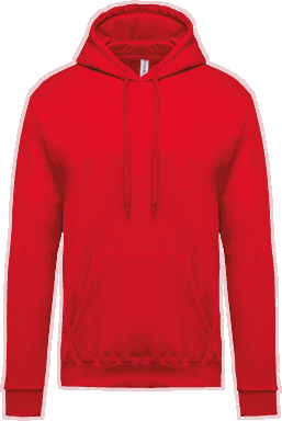 Basic hoodie - Red