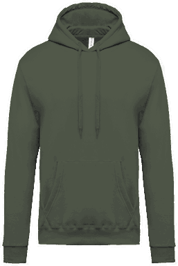Basic hoodie - Caper green