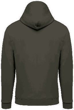 Basic hoodie - Dark khaki