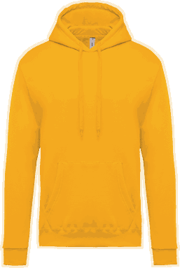 Basic hoodie - Yellow