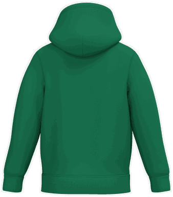 Basis Kinder Hoodie - Kellygrün