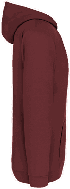 Basis Kinder Hoodie - Weinrot