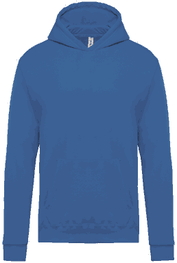 Basis Kinder Hoodie - Helles Königsblau