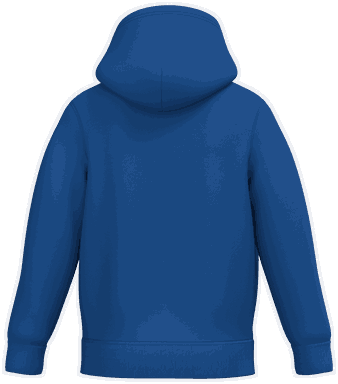 Basis Kinder Hoodie - Königsblau